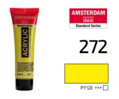 Фарба акрилова Royal Talens AMSTERDAM 272 Прозорий жовтий середній 20 мл (17042720)