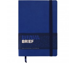 Блокнот деловой Buromax Brief А5 96 листов линия синий (BM.295204-02)