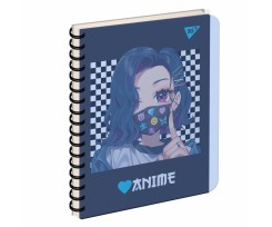 Тетрадь для записей Yes Anime А5 144 листа клетка (681884)
