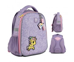 Рюкзак шкільний каркасний Kite Education tokidoki 35x26x13.5 см 12 л бузковий (TK24-555S)