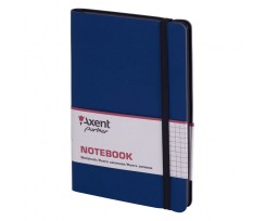 Книга записна Axent Partner Soft A5- 96 аркушів клітинка синя (8206-02-A)