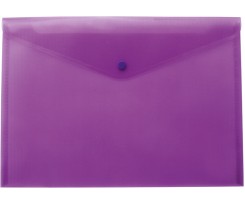 Папка-конверт Buromax на кнопке A4 полипропилен фиолетовый (BM.3926-07)