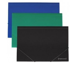 Папка Format на резинках А4 полипропилен ассорти (F38601)