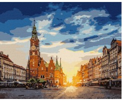 Картина за номерами Ідейка Чарівний Вроцлав 40х50 см (KHO3608)