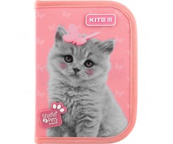 Пенал з наповненням Kite Studio Pets, 1 відділення, 19.5x13x3.7 см, поліестер (SP20-622H)
