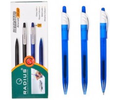 Ручка гелевая автомат RADIUS R8 синяя 1,0 мм (R-8)