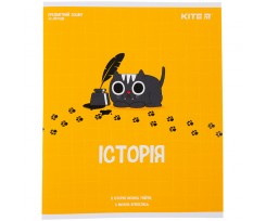 Зошит предметний Kite Cat 48 аркушів клітинка історія (K23-240-20)