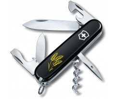 Складаний ніж Victorinox Spartan Ukraine 12 функцій чорний (Vx13603.3_T1338u)
