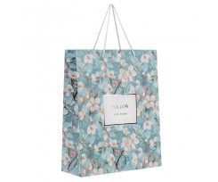 Пакет бумажный подарочный Axent Gentle Blossom 26x32 см (8502-32-A)