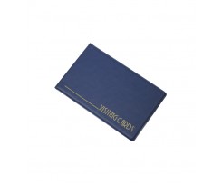 Визитница Panta Plast для 24 визиток 115x70 мм PVC темно-синяя (0304-0001-02)