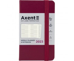 Щотижневик Axent Pocket Strong 90x150 мм 96 аркушів винний (8508-23-46-A)