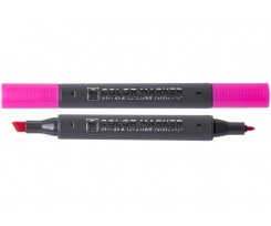 Маркер Sta двусторонний 1-7-0.7 мм розово-пурпурный (STA3202-86)