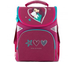 Рюкзак шкільний каркасний GoPack Education, 34x26x13см, 11л, поліестер, LittlePrincess(GO20-5001S-3)