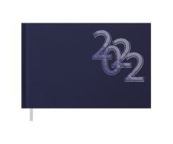 Щотижневик датований Buromax Office 2022 84х154 мм 128 аркушів лінія синій (BM.2756-02)