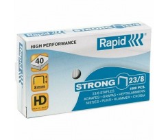 Скоби Rapid Strong 23/8 1000 штук срібні (24869800)