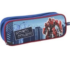 Пенал м'який  Cool For School "Robot Power", 21*8*6см., прямокутний (CF85508)