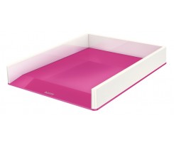 Лоток Leitz Wow Duo Colour 267x49x336 мм рожевий металік (5361-10-23)