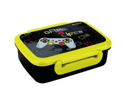 Ланчбокс Kite Game 420 мл 15х12х4.9 см черный (K22-160-1)