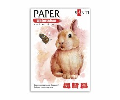 Набор бумаги для акварели Santi Animals А4 Paper Watercolor Collection 18 листов (130520)