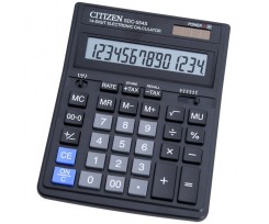 Калькулятор настільний Citizen 153х199х30.5мм 14 розрядний пластик чорний (SDC 554S)