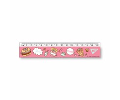 Линейка Yes Pusheen 15 см розовая (370609)