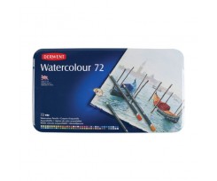 Набір акварельних олівців Derwent Watercolour 72 кольори в металевій коробці 3.5 мм (32889)