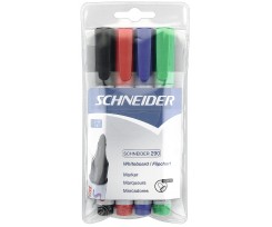 Комплект из 4-х маркеров Schneider Maxx 290 2-3 мм ассорти (S129094)