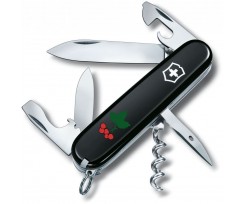 Складаний ніж Victorinox Spartan Ukraine 12 функцій чорний (Vx13603.3_T1350u)