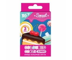 Крейда Yes Jumbo Sweet Cream 3 шт кольорова (400459)