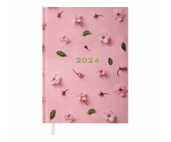 Дневник датированный Buromax Provence 2024 A5 336 страниц розовый (BM.2161-10)