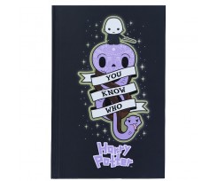 Книга записна Kite Harry Potter А6 80 аркушів клітинка темно-синя (HP21-199-2)