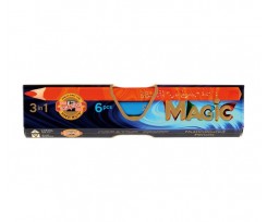 Карандаши цветные Koh-i-Noor Magic 10 мм 6 штук ассорти (340800)