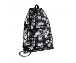 Сумка для взуття Kite Anime Boy 46x33 см чорна (K25-600M-12)