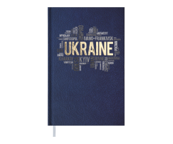 Щоденник недатований Buromax Ukraine А6 288 аркушів лінія синій (BM.2624-02)