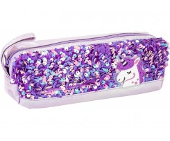 Пенал Cool For School 20х5х7 см на 1 отделение фиолетовый (CF87056)