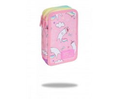 Пенал з наповненням COOLPACK JUMPER 2 DOUBLE DECKER PENCIL CASE PUSHEEN 19,5х12,5х5см (C66235)