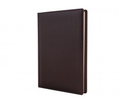 Дневник недатированный Optima Octrich А5 320 страниц клетка бордо (O25473-18)