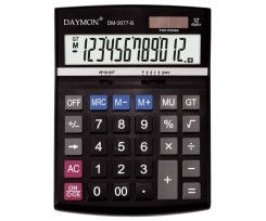 Калькулятор бухгалтерський Daymon 193х142х27 мм 12 розрядний (DM-2677B)