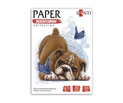 Набор бумаги для акварели Santi Animals А3 Paper Watercolor Collection 20 листов (130519)