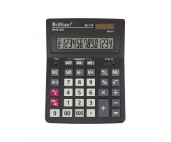 Калькулятор Brilliant 14 разрядов черный (BS-114)