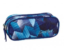 Пенал шкільний COOLPACK Clever 640 FROZEN BLUE (977255CP)