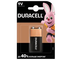 Батарейка Duracell 9V MN1604 KPN1х10 1 шт (s.5006014)