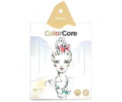 Олівці кольорові Marco ColorCore 4.0 мм 36 кольорів асорті (3130-36CB)