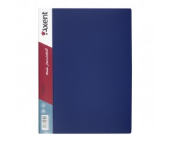 Дисплей-книга Axent с 60 файлов А4 полипропилен синяя (1060-02-a)