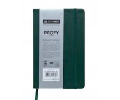 Блокнот деловой Buromax Profy 125x195 мм 80 листов клетка зеленый (BM.29912102-04)