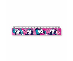 Линейка Yes Minnie Mouse 15 см прозрачная (370608)