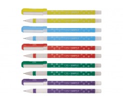 Ручка шариковая Cool For School Simple 0.7 мм ассорти (CF11967)