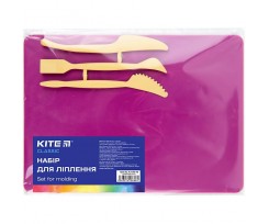 Набір для ліплення Kite Classic дощечка + 3 стеки рожевий (K-1140-10)