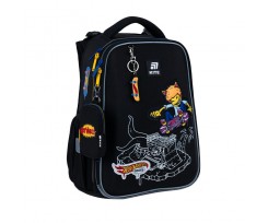 Рюкзак школьный каркасный Kite Education Hot Wheels 38x29x15 см 15 л (HW25-531M)