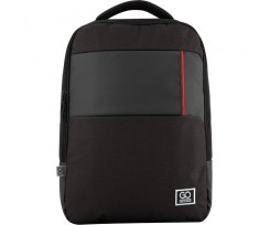 Рюкзак GoPack Сity, 43x32x12 см, 17 л, поліестер, чорний (GO20-153L-2)